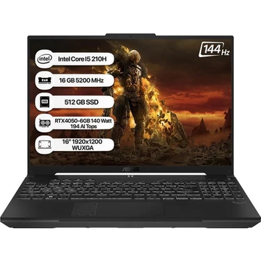 ASUS Tuf Gaming F16 FX607VU-RL142 I5 210H · 16 / 512 GB