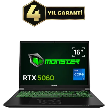 Monster Tulpar T6 V3.3.4 Oyun Bilgisayarı · 16 / 1024 GB