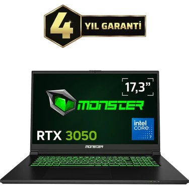 Monster Abra A7 V15.6.4 · 16 / 1024 GB