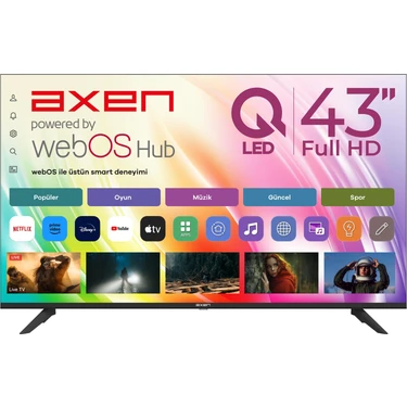 Axen AX43QFMLN-W02S 43 inç