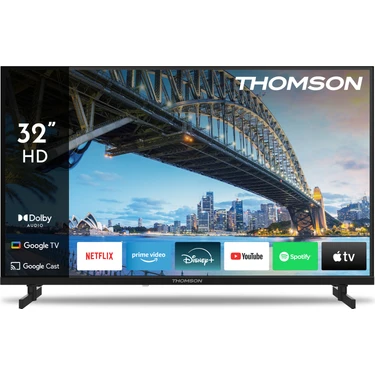 THOMSON 32 Inç (80 Cm) Hd Smart Google Tv, Sesli 32 inç